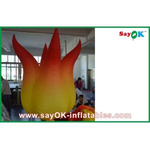 Red / Yellow Inflatable Fire Inflatable Ligthting Fire For Advertising