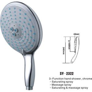 Wholesale 3-Function Big Face Hand Shower from china suppliers