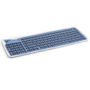 Washable and Long-lasting White Color Silicone Rubber Keyboard with Operating