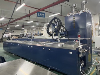 Gear Pump AB Glue Dispenser Machine for LED Strip Light Output Speed 5-66g/5s Adjustable