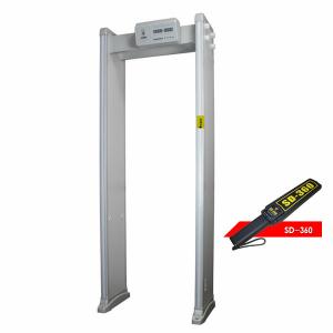 Human Body Temperature Walk Through Metal Detector Gate For Anti Coronavirus
