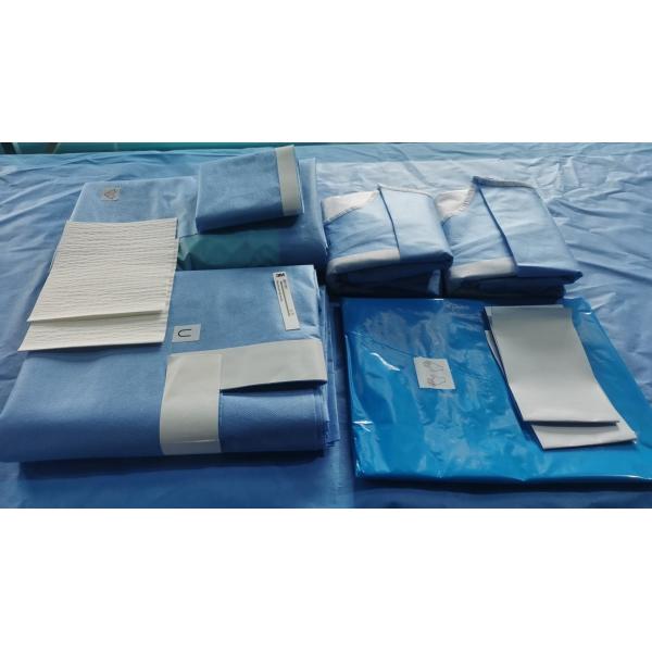 Hospital Disposable Shoulder Drapes Kits Sterilized Medical Arthroscopy