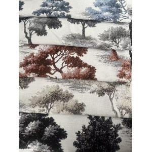 Tear Resistant Stripe Style Jacquard Upholstery Fabric Chenille Curtain Fabric