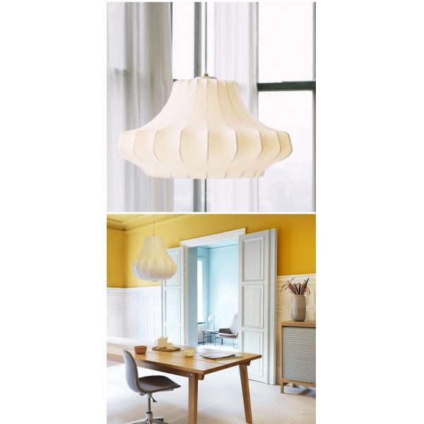 Nordic Silk Pendant Lights Simple Bedroom Normann Copenhagen Phantom Lamp(WH-MI-374)