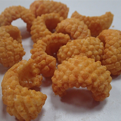 Customizable Packaging Rice Cracker Crispy Fried Food Baked Puffed Snacks for Children