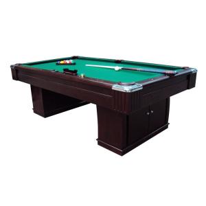 Popular 9FT Pool Game Table Professional Billiards Table With Cabinet Storage