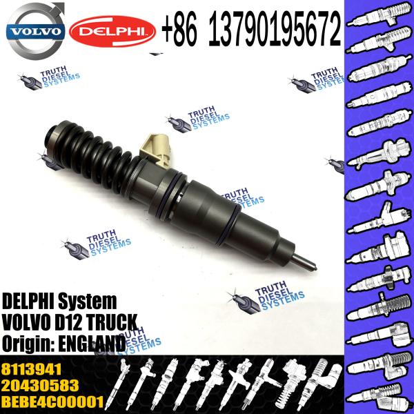 INJECTOR 20430583 8113941 FOR VOL EC460B TRUCK FH12 PENTA