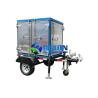 Mobile And Enclosed Transformer Oil Purifier Machine 1800L / H 2 Car Wheels Type for sale