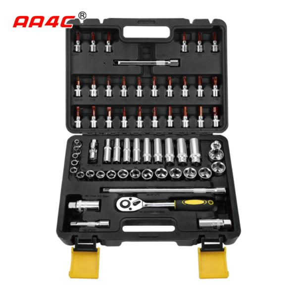 AA4C 61pcs auto repair tool kit shelf hardware hand tools workbench tools A1
