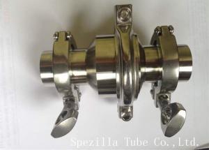 ASTM A270 Stainless Steel Sanitary Valves / Elbow Valves With Tight Tolerances