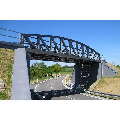 Street Pedestrian Bridge Steel Girder Box Typical Triangulated Rapid