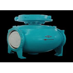Ductile Iron Flange Floating Ball Valve Eccentric Hemispherical Lightweight