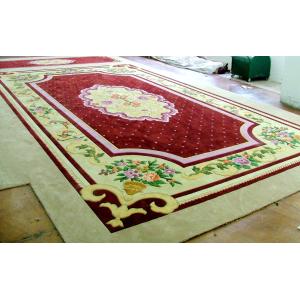 Wholesale Square Handmade Woollen Carpet Pile Height 11mm Customized Service from china suppliers