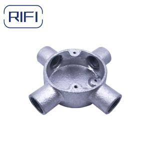 Malleable Iron Electrical Circular Junction Box Outdoor Round
