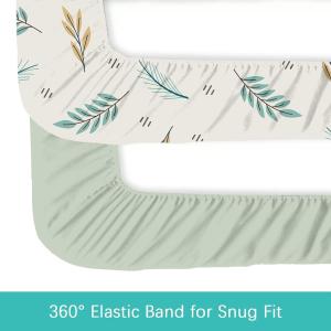 Non Irritating Cradle Fitted Sheet Soft Easy To Carry Skin Friendly Material