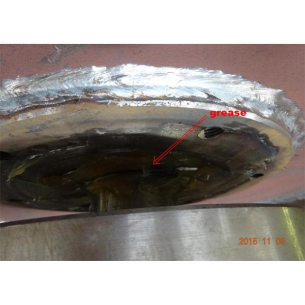 Heavy Duty Excavator Compaction Wheel , Excavator Spare Parts 700mm Roller Diameter