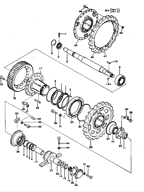 175-27-12190 1752712190 Lock KOMATSU Genuine Parts Fit For D80A D80E D80P