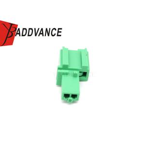 China 3C0973332C 2 Pin Male Green PA66 FEP Electrical Connector Housing For VW Audi Skoda on sale