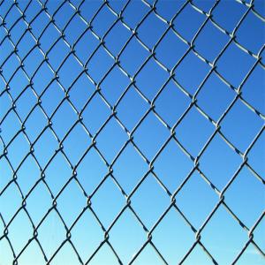 Galvanized Chain Link Fence Diamond Iron Wire Mesh Fence Cyclone Metal Chain