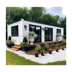 Wholesale Modern Design Style 40ft Two Bedroom Foldable Container Customized Color and Glass Door for Outdoor Living from china suppliers