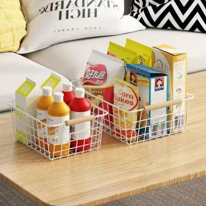 Small Medium Big Wire Mesh Container Stacking Baskets Plastic Spraying