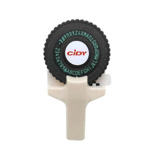 Cxfhgy Mini DIY C101 Manual Typewriter Tape Capital Letter Disk Embossing Label