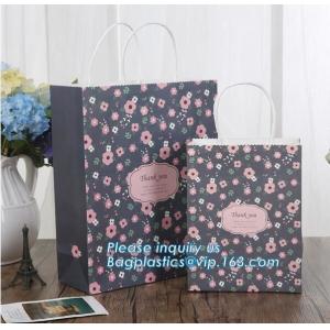 Custom made paper bag paper carrier bag luxury paper bag tote bag rope handle