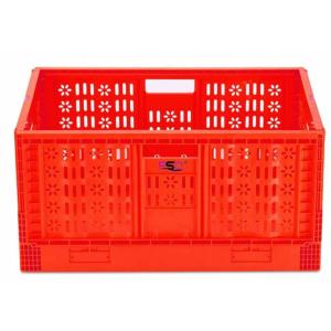 Multi- Folding Crate for Garden Vegetables Fruit Sea Food Storage Plastic Crate
