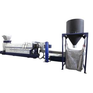 Wholesale PP PE Film Plastic Squeezing Machine Single Screw Plastic Extruder Machine 500kg/Hr from china suppliers