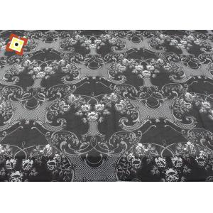 150GSM Polyester Pongee Fabric Tie Dyed Printed Matt Warp Knitted Customized