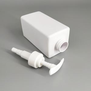 PET Plastic Cuboid 550ml Shampoo Pump Bottles