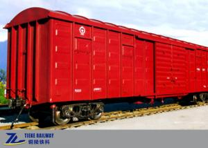 China 70t Load 8 Wheel Railway Box Wagon Car Train Arc Cover 120km/H corrosion resistant on sale