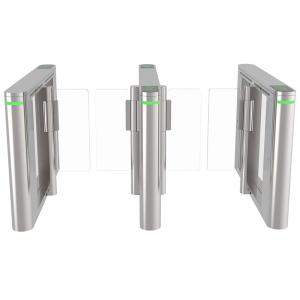 RS485 Slim Speed Lane Gate Turnstile 90 Degree For Gym Entertainment Center