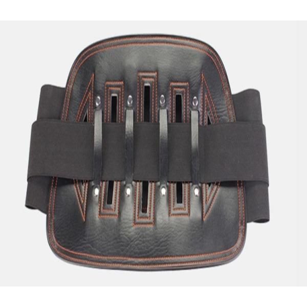 Leather Waist Support Belt Curved Steel Plate Waist support Belt