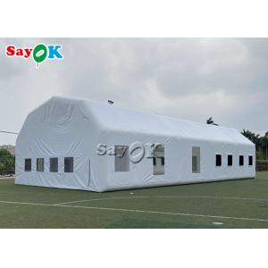 Inflatable Work Tent Waterproof White 20x10x5.5mH Inflatable Automotive Paint