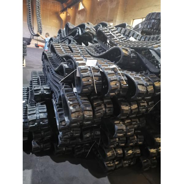 ZZS450x86x56 Zigzag Pattern Skid Steer Loader Size Adjustable Rubber Track