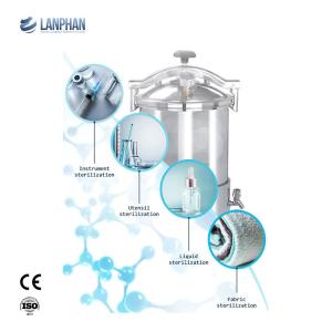 18L 24L Digital Steam Sterilizer Autoclaves For Mushroom