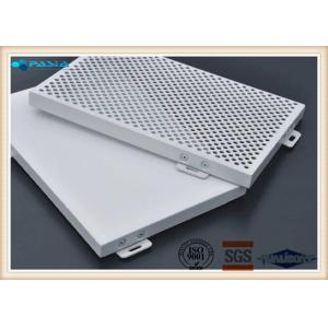 Fire Resistant Custom Aluminum Plate Perforated Aluminum Panels Erosion