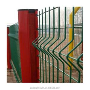 Pvc Coated Easily Assembled 3D Curvy Welded Wire Mesh Panel Fencing for Highway