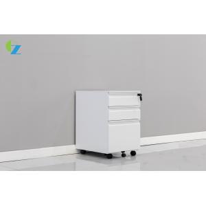 Customizable 3 Drawer Mobile Box File Pedestal Cabinet 0.6mm