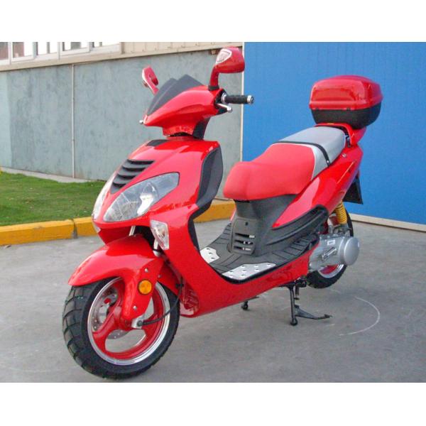 150cc CVT Forced Air Cooled Motor Powered Scooter With Gas Release Switch