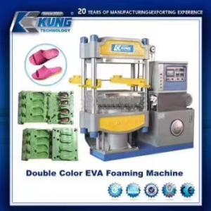 4 Stations Practical EVA Shoes Injection Machine Hydraulic For Slipper Making