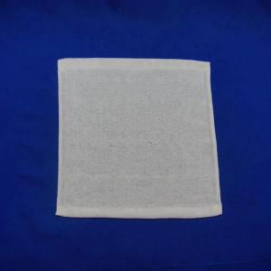 bright white rolled scented Disposable cotton airline towel in tray