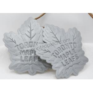 Leaf Shape 8C 3M Reflective Labels Embossed TPU Patches Customized