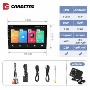 9inch 2din Android Car Radio with BT FM RDS WIFI Navigation GPS 2.5D IPS Touch