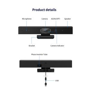 All in one 1080P HD Webcam USB2.0 conference camera for video conference