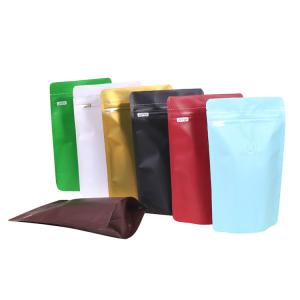 Wholesale Mopp / VMPET / PE Stand Up Coffee Pouches With Valve Gravure Printing from china suppliers