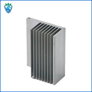 Anodized Extruded Aluminum Profile Square Heat Sink Anodized