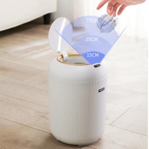 Smart Sensing Luxury Trash Can Household Living Room Bedroom Touchless Automatic
