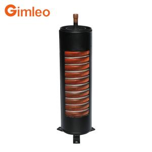 China Energy Conservation Single Copper Tube Heat Exchanger RAH02 for Evaporator Application on sale